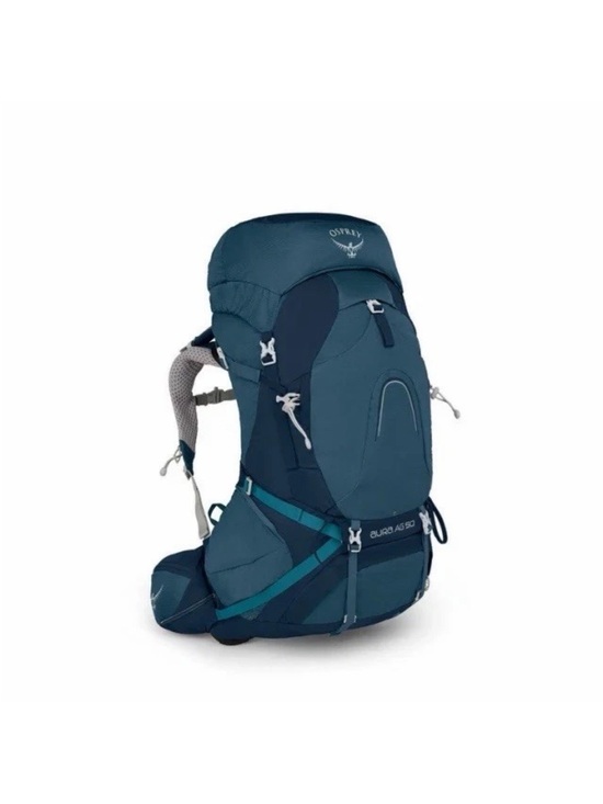 OSPREY Handbags - OSPREY AURA AG 50L Challenger Blue Anti-Gravity Backpack Hiking Outdoors 16-19in